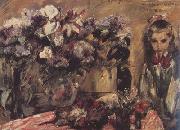 Lovis Corinth Wilhelmine with Flowers (nn02) Sweden oil painting artist